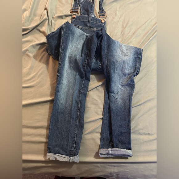 Denim Blue Women's Overalls - Picture 2 of 6